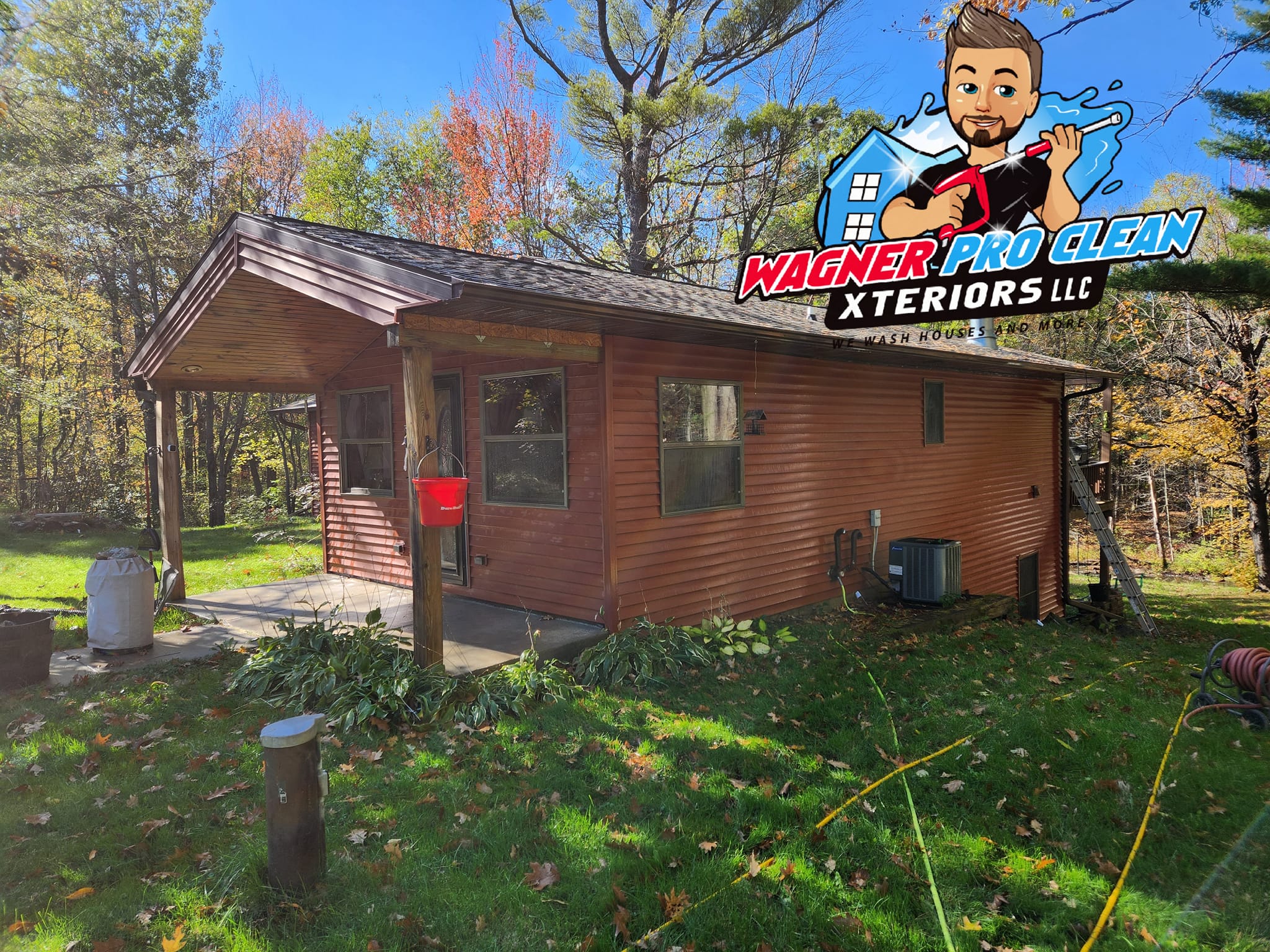 Vinyl Siding House Washing in Granton, WI